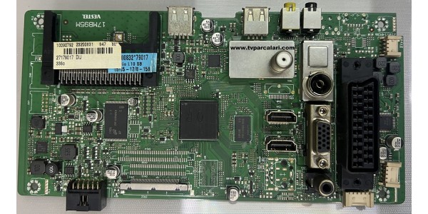 17MB95M, 23200831, 23193508, 23193509, SEG 50SNB5240 FHD Uydu Alıcılı Slim LED TV, Ana kart, Main board